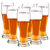 (国美自营)帕莎帕琦创意加厚收腰玻璃扎啤杯啤酒杯300ml玻璃水杯6支套装42116