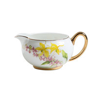 安娜16点英式下午茶茶具套装咖啡杯欧式小奢华骨瓷咖啡具陶瓷高档(奶缸（兰花绿野仙踪） 默认版本)