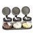 卡凡洛(Kaflo)调料盒3件套装厨房家用调料罐子调味罐盐罐调料组合套装调味收纳玻璃油壶(颜色随机 3件套)