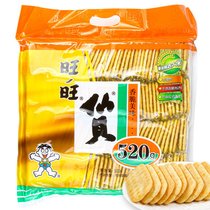 旺旺雪饼仙贝520g大米饼零食锅巴饼干膨化休闲食品批发年货大礼包(！旺旺仙贝520g（约80包）)