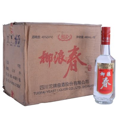 歌德盈香 柳浪春 2005年出厂 45度 480ml 陈年老酒(480ml*12瓶 整箱)