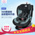 安宝宝儿童座椅0-4-7岁提篮车载便携新生儿婴儿汽车用360旋转(绀紫)