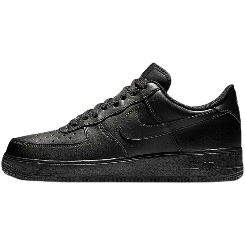 nike耐克 air force 1 af1黑武士 全黑 空军低帮板鞋cw2288-001(黑色