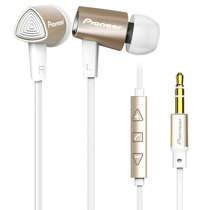 Pioneer/先锋 SEC-CL31t耳机入耳式 通用 苹果手机专属线控带麦金色