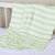 爱娜麻麻毛巾被竹桨纤维毯子单人婴儿童夏季薄款空调毯夏凉被(绿色 110cm*130cm)
