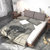 一米色彩 北欧纯实木床 橡胶木床 日式简约卧室家具双人床1.5/1.8米现代(胡桃色 1.5米单床)