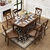 美姿蓝 餐桌 美式实木餐桌 餐桌椅组合 美式餐厅家具 餐厅桌椅套装(白色 单桌)