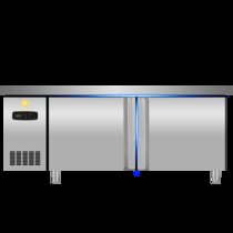 中冷（Zl）冷藏工作台冰柜保鲜工作台冷柜操作台商用冰箱冷冻厨房水吧台奶茶店设备(全冷冻经济款 CF-1200 0.8米宽)