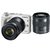佳能(Canon) EOS M3 (18-55+55-200mm)微单双头套机(白色 官网标配)