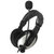 声丽ST-2688 耳机 头戴式耳机 立体声耳机（铁银灰）（40mm喇叭音质清晰透彻，完美还原音乐，独特的耳壳音量调节旋钮设计，集成软管麦克风，使用方便）
