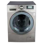 LG WD-R16957DH 12公斤 变频 滚筒洗衣机（银色）多样烘干，智能体验