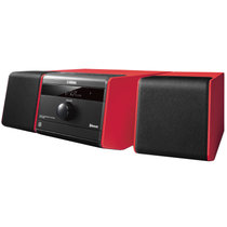 雅马哈（Yamaha）MCR-B020 迷你音响 CD播放机音箱组合套装 蓝牙/USB/FM（红色）