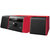 雅马哈（Yamaha）MCR-B020 迷你音响 CD播放机音箱组合套装 蓝牙/USB/FM（红色）