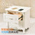 拉斐曼尼 FB013 欧式床头柜 法式白色柜子 实木床头柜 收纳柜(象牙白 宽520mm（带USB）)