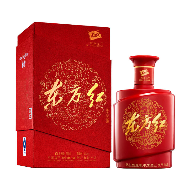 剑南春 东方红 46度 500ml 浓香型白酒(单瓶装)