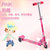 飞越神 儿童三轮滑板 闪光儿童车 轮滑车 三轮踏板车 滑滑车(粉色)