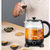 苏泊尔（SUPOR）电水壶 SW-10C01煮茶器电热水壶电热烧水壶一体保温茶水分离煮茶器(黑色)第2张高清大图