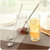 不锈钢加长柄搅拌勺 创意葫芦形长柄勺 韩式咖啡勺冰淇淋勺(中号24*3cm 单个装)