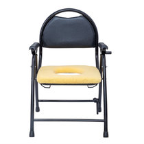老年人坐便椅套马桶垫加厚长方形正方型椅垫医院家用坐便器座垫子(暖黄色加大款马桶椅用马桶垫 默认版本)