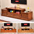 祥融 简约现代中式电视柜客厅实木电视机柜组合橡胶木储物影视地柜(榉木色 电视柜)