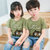 儿童夏季甜美时尚纯棉短袖T恤男女童多款可选（黄足球龙150cm）(绿色猫头鹰 130cm)