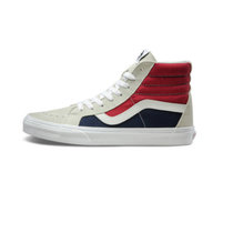 vans/范斯春季白色/红色/蓝色中性款板鞋休闲鞋帆布鞋|VN0A2XSBQKN白色/红色/蓝色VN0A2XSBQKN3(白红蓝色 37)