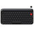 洛斐 DOT圆点蓝牙机械键盘 MAC办公笔记本无线手机键盘 iPad苹果键盘 青轴平板键盘(红点黑)