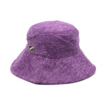 WE11 DONE女士紫色大帽檐渔夫帽WD-AH0-21-005-U-PP 时尚百搭
