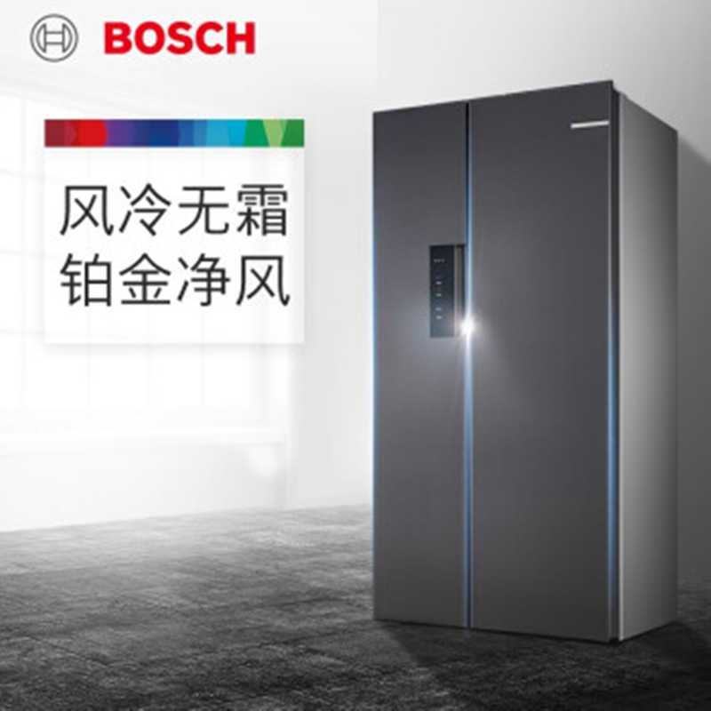 冰箱博世boschkxn50a97ti502l双开门超薄对开风冷无霜嵌入冰箱铂金净