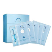 Oozoo韩国宇宙水光针剂美白面膜高保湿补水滋养肌肤水润亮泽5片装单盒(蓝色)
