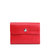 CLUCI克路驰优质牛皮多卡位银行卡包明片包C601(红色)