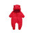 Oissie 奥伊西 0-2岁宝宝羽绒连体衣婴儿连脚连帽羽绒服(80厘米（建议6-12个月） 大红)