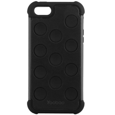 羽博（Yoobao）iPhone5斑点系列三色套（黑色）