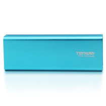 TENWEI 腾威tp04聚合物 双USB移动电源 10000mAH充电宝 蓝色