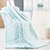 北极绒家纺 床上用品 磨毛印花羽丝绒可水洗被空调被 夏被 四季被 被芯 被子 特价（蓝色）（150x200cm）