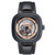瑞士进口艾戈勒（agelocer）手表 方形潮流男士手表 皮带防水大表盘男表 潮流男表 全自动机械表 运动手表(5002B2)