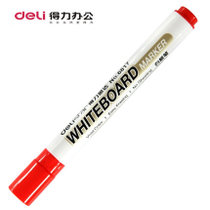 得力（deli） 6817白板笔 经济型白板笔 2MM笔头  展示板(红色)