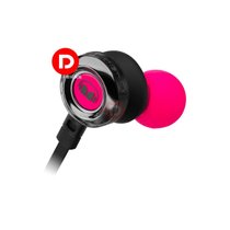 MONSTER/魔声 CLARITY HD入耳式手机通用耳机重低音线控耳塞耳机(玫红色 套餐一)