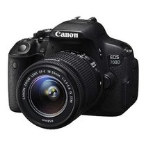 佳能（Canon）EOS 700D(EF-S 18-55mm f/3.5-5.6 IS STM)单反套机700d相机(佳能700D黑色 2.套餐二)