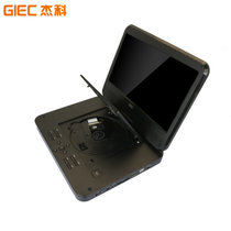 GIEC杰科BDP-G360蓝光移动DVD播放器高清家用一体便携式影碟机vcd 10寸可旋转可折叠内置锂电(黑色)