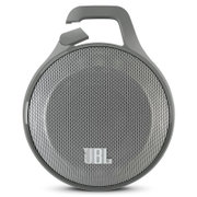 JBL Clip蓝牙音箱（灰色）【真快乐自营 品质保证】可挂式便携音箱