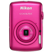 尼康（Nikon）COOLPIX S01数码相机（粉色）
