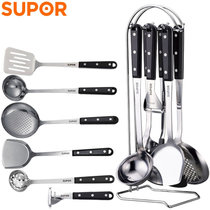 苏泊尔（SUPOR） 厨具套装不锈钢铲勺套装经典系列七件套锅铲汤勺漏勺T0906Q