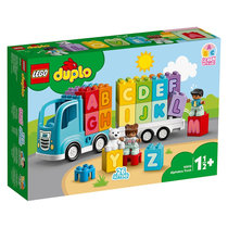乐高LEGO大颗粒字母卡车男女孩拼搭益智玩具生日礼物10915 国美超市甄选
