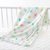 纱布婴儿床床单纯棉a类2层盖毯儿童午睡毛巾被夏季薄单子床上用品(150X200±5cm 2层七彩鱼)
