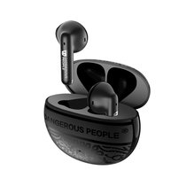 漫步者 Q2 pods 真无线蓝牙耳机 通话降噪 半入式音乐游戏耳机适用于华为苹果  薛之谦DSP联名款(黑色)