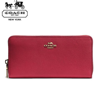 Coach蔻弛 女士长款拉链钱包 长款钱包 钱夹手拿包52372(红色) Coach蔻弛 女士长款拉链钱包 长款钱包 钱夹手拿包52372(红色)
