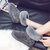 大盛公羊雪地靴女冬季韩版百搭学生防滑短筒保暖加绒棉鞋2018新款短靴(灰色 40)