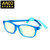 AA99儿童防蓝光眼镜手机电脑防辐射护目镜树脂镜片TR90材质镜框C01适用年龄4-12岁(蓝光阻隔Plus浅蓝色)