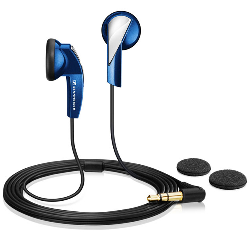 森海塞尔（Sennheiser）MX 365耳机（蓝色）立体声耳塞 强劲低音